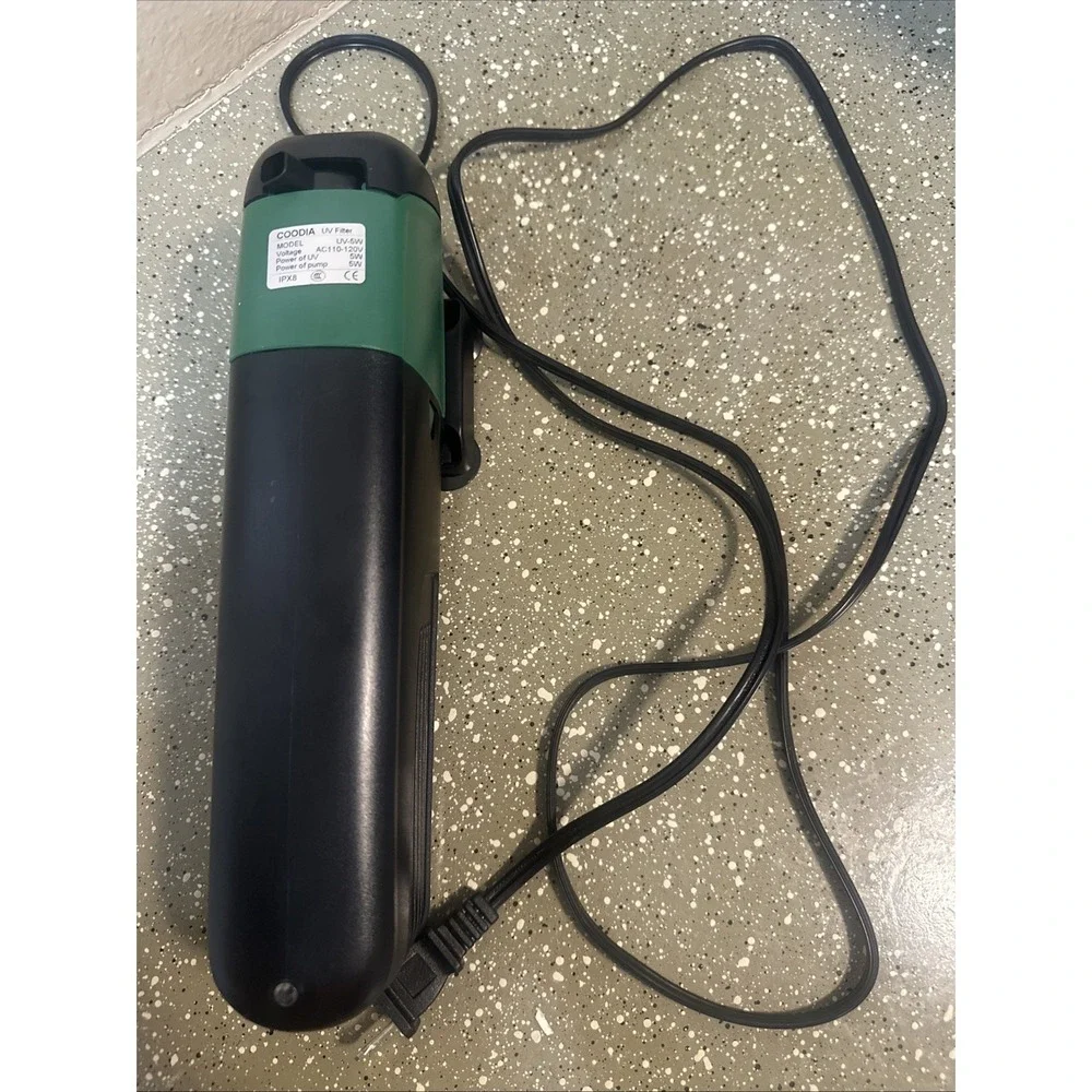 5w Internal UV Sterilizer Filter Aquarium Tank with Submersible Pump